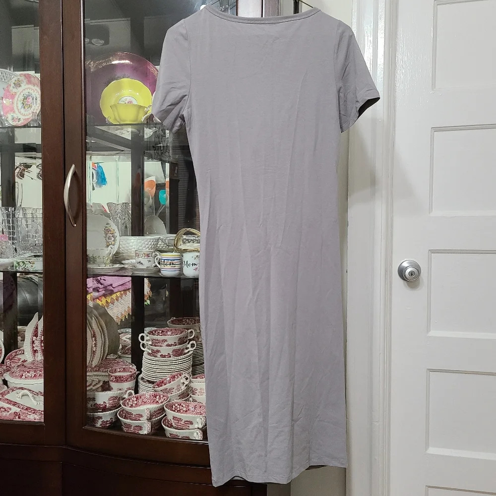 NWOT Sundance Journeys Joy Front Knot Dress Size XSmall in Titanium Color - Picture 7 of 8